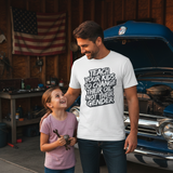 Dad and Daughter with Real Product T-Shirt