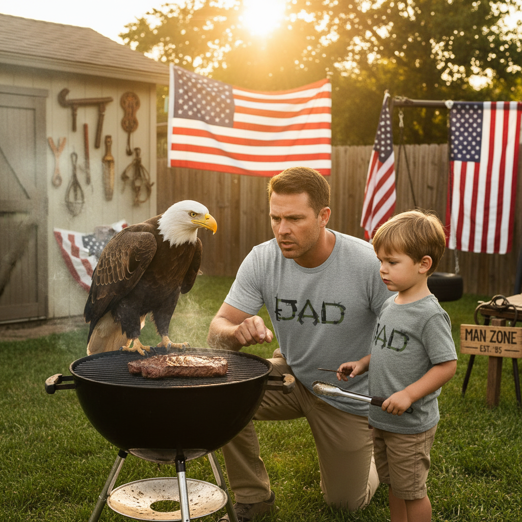 DAD Bullet Holes Tee Lifestyle