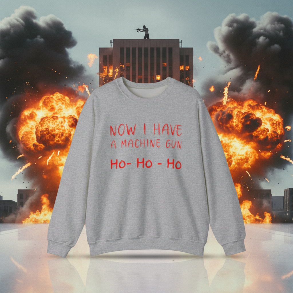 Die Hard Sweatshirt - Clear Product Shot