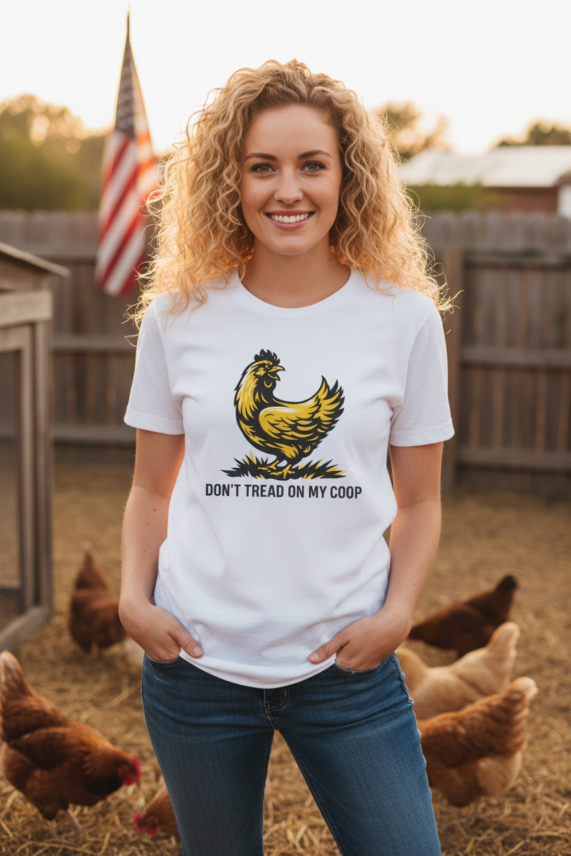 Don't Tread On My Coop - Straight On Lifestyle Shot