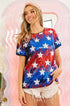 Patriotic Star Sequin Top