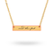 End The Fed Horizontal Bar Necklace