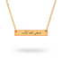 End The Fed Horizontal Bar Necklace