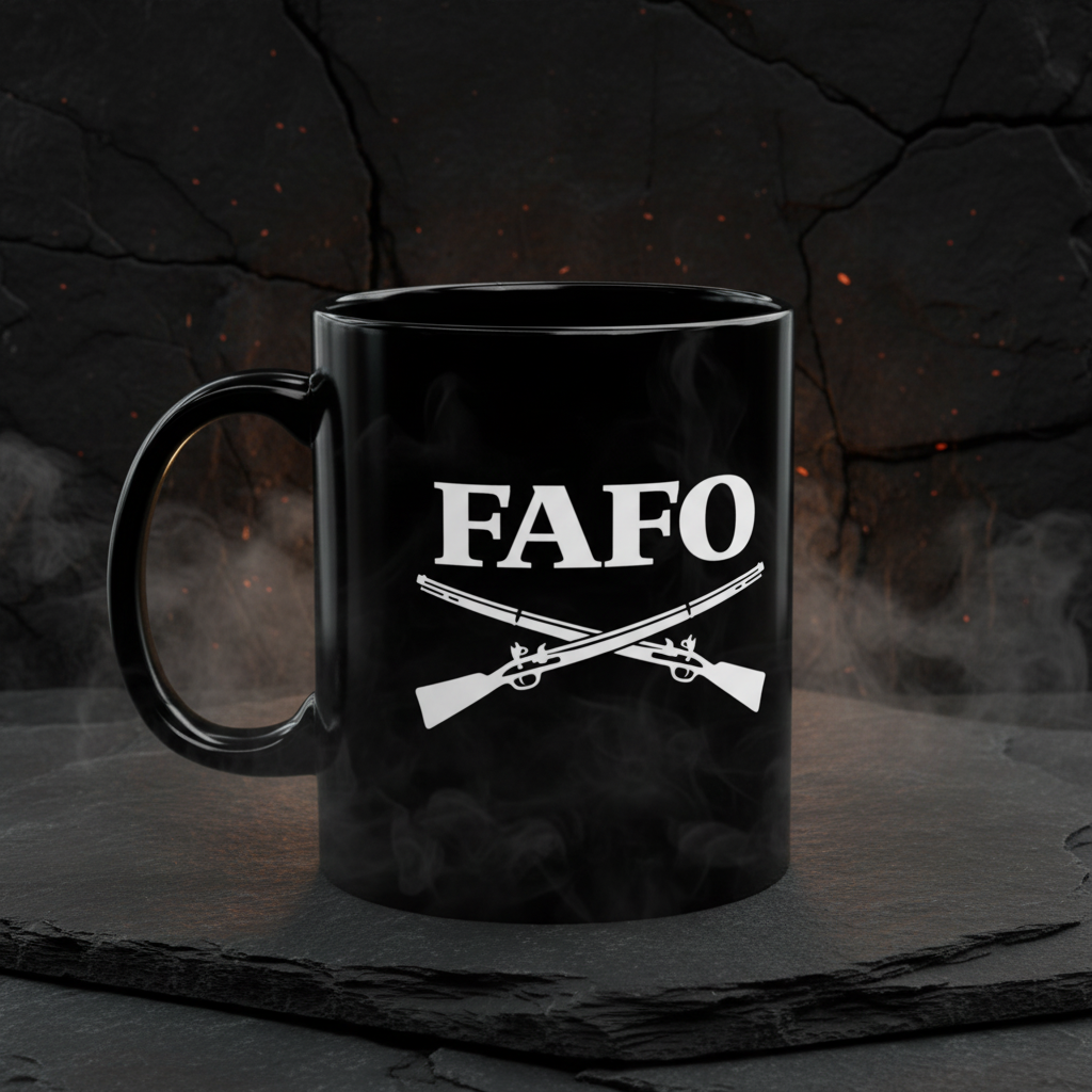 FAFO Heritage Mug - Stylish Background