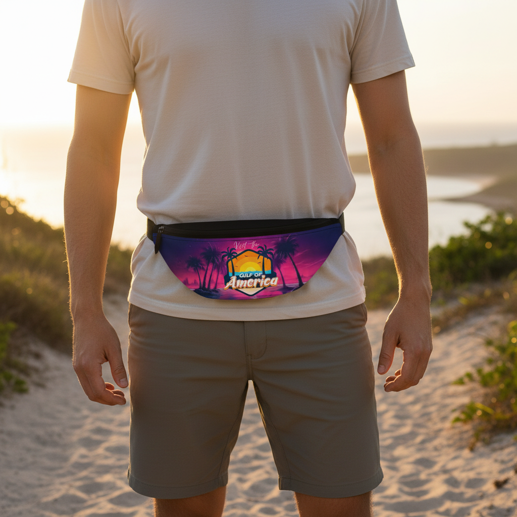 Gulf of America Fanny Pack Lifestyle