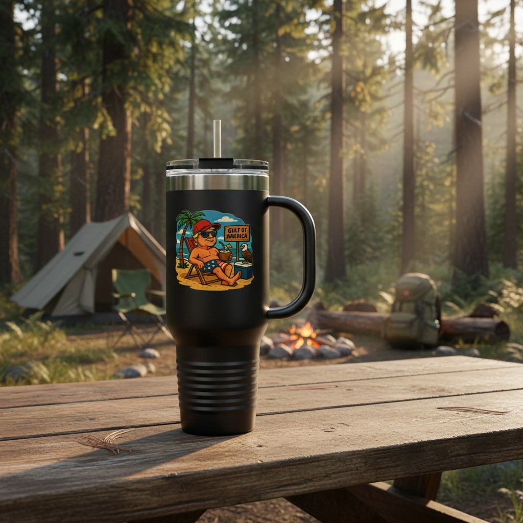 Gulf of America Presidential Tumbler Northwestern Woods Campsite