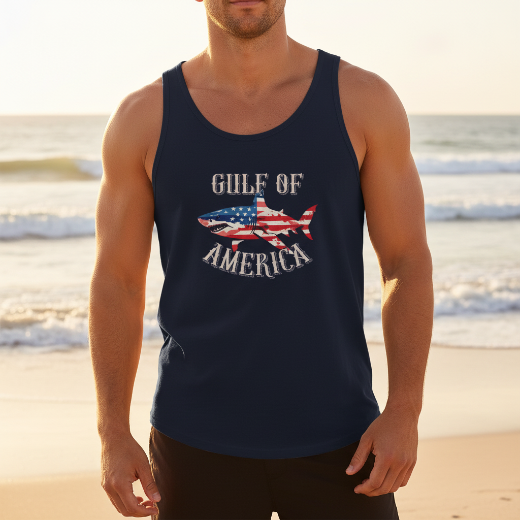 Gulf of America Shark Tank Top Beach Lifestyle