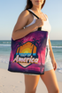 Gulf of America Tote Bag Beach Lifestyle - Large Product Focus