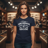Gun Store Romance T-Shirt Head-On Lifestyle Mockup