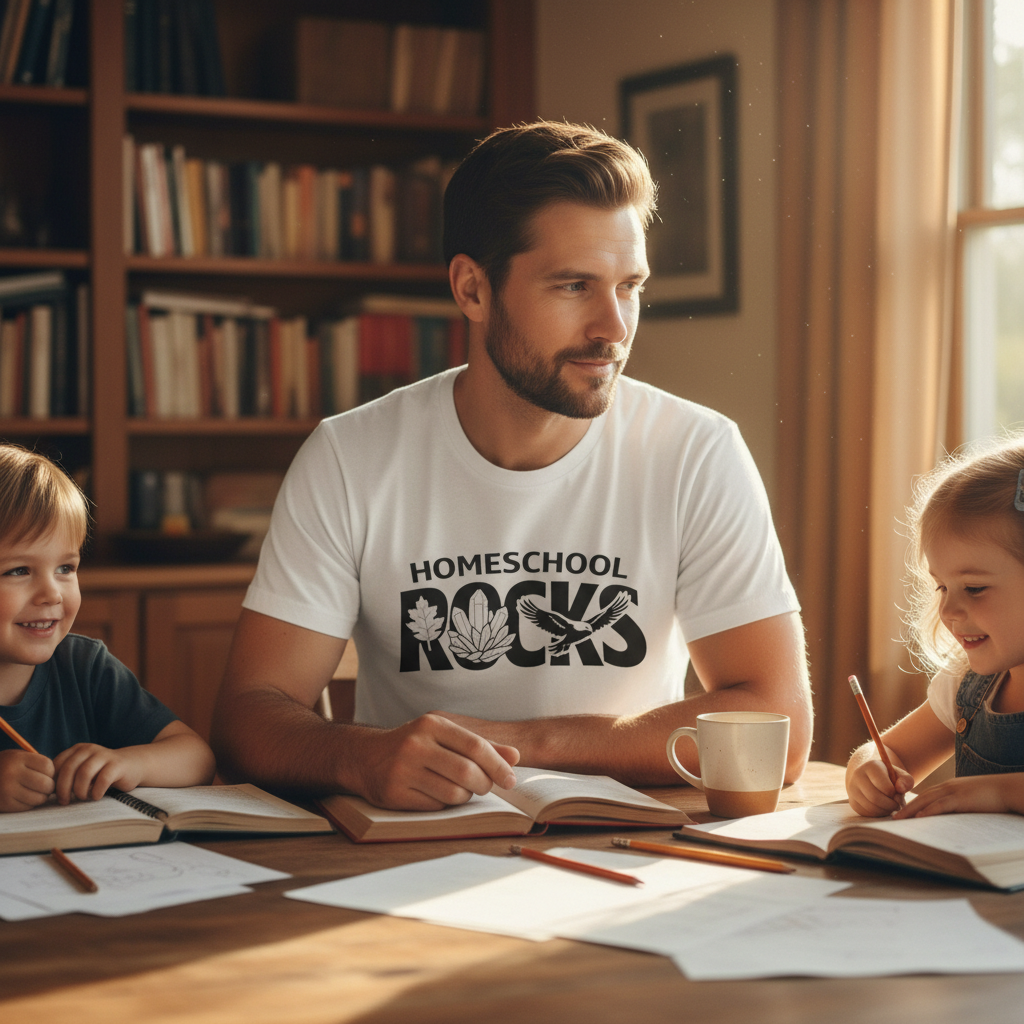 Homeschool Dad - Shirt Prominent