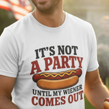 Hot Dog Tee Close-Up