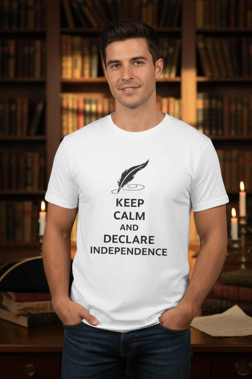 Keep Calm and Declare Independence — Natural Lifestyle Shot