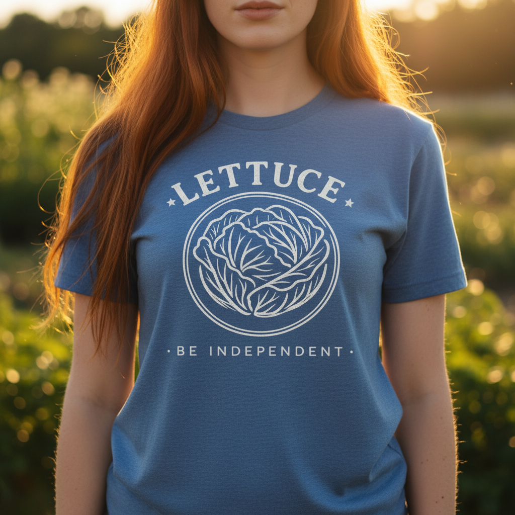 Lettuce Be Independent - Shirt Close Up