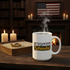 Libertarian Nationalist Mug — Cinematic Library Scene