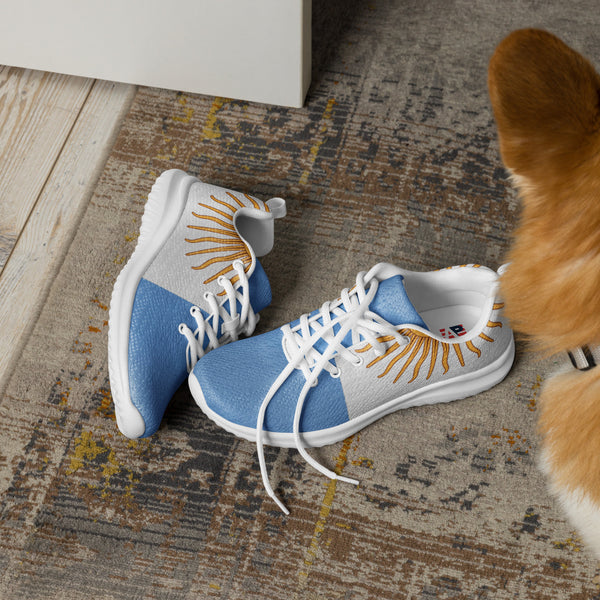 Bandera Azul Celeste Argentina Flag Sneakers - 4LibertyShop.com