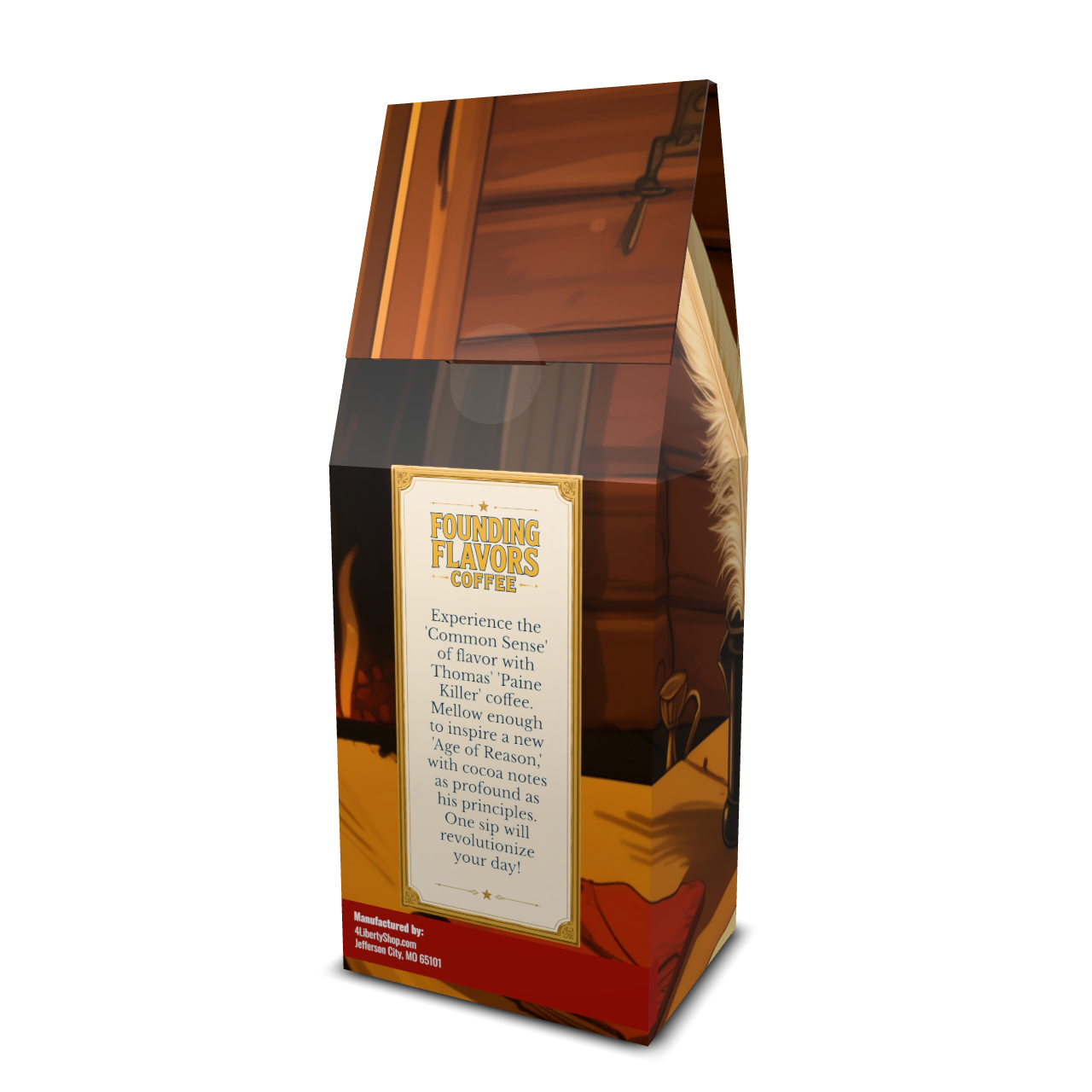 Thomas' Paine Killer - Colombian Single Origin Medium Roast - Founding Flavors Coffee - 4LibertyShop.com