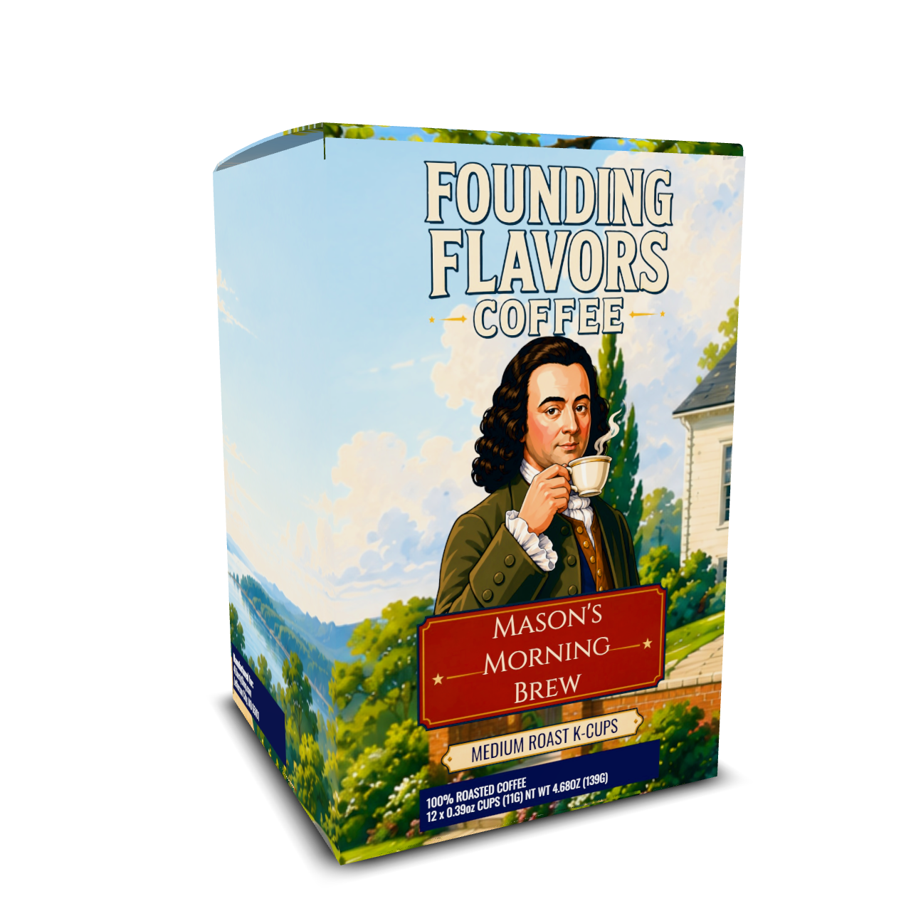 Mason's Morning Brew - Medium Roast K-Cups - Founding Flavors Coffee - 4LibertyShop.com