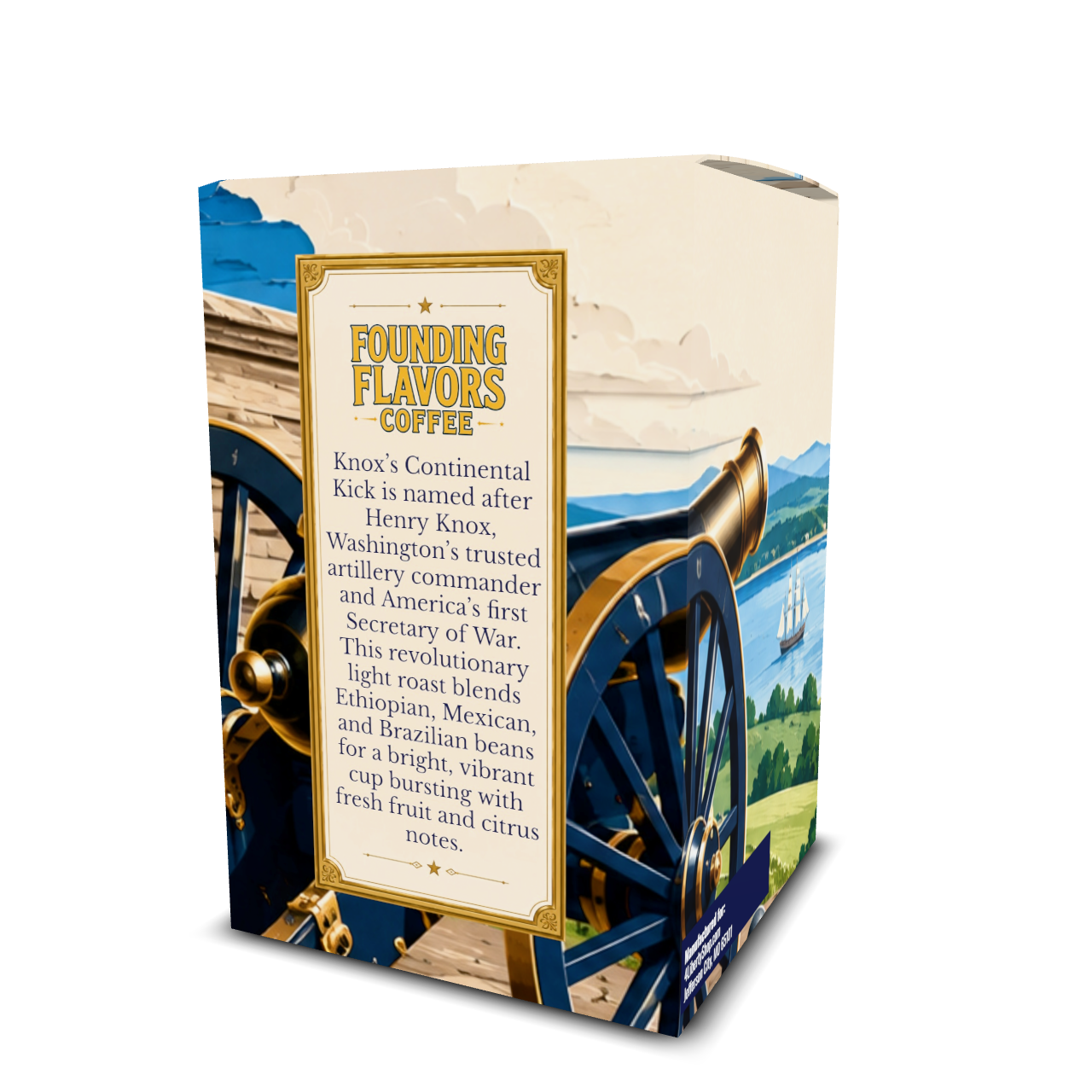 Knox's Continental Kick - Light Roast K-Cups - Founding Flavors Coffee - 4LibertyShop.com