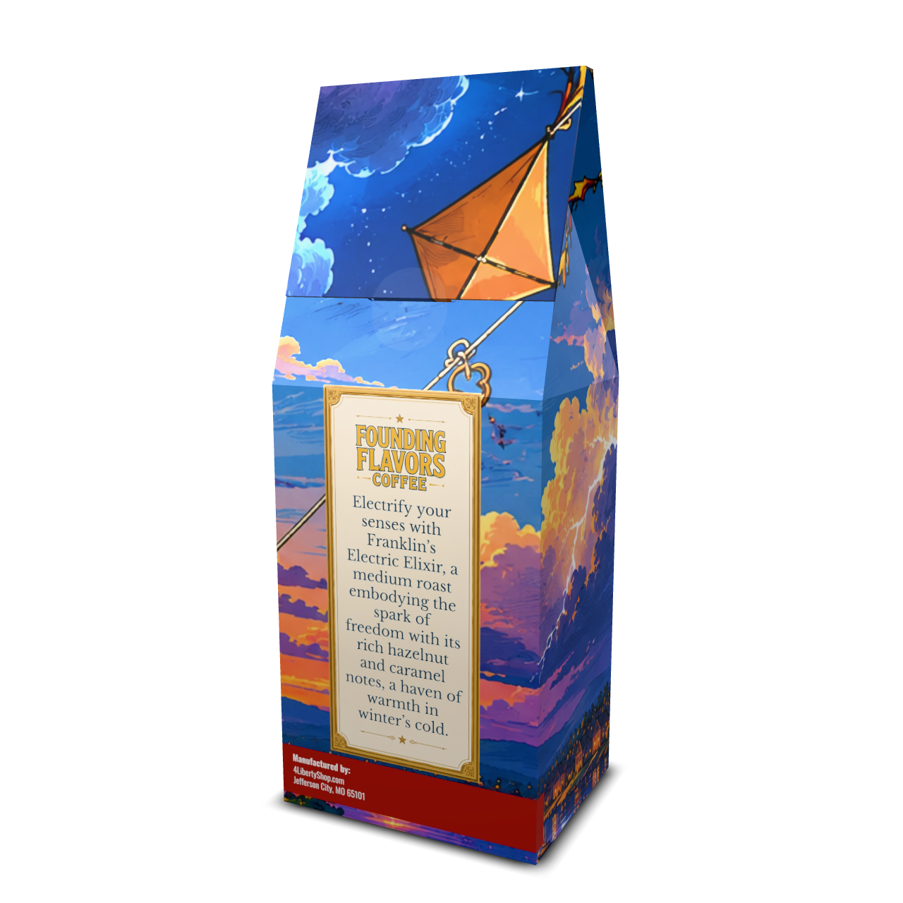 Franklin's Electric Elixir - Medium Roast - Founding Flavors Coffee - 4LibertyShop.com