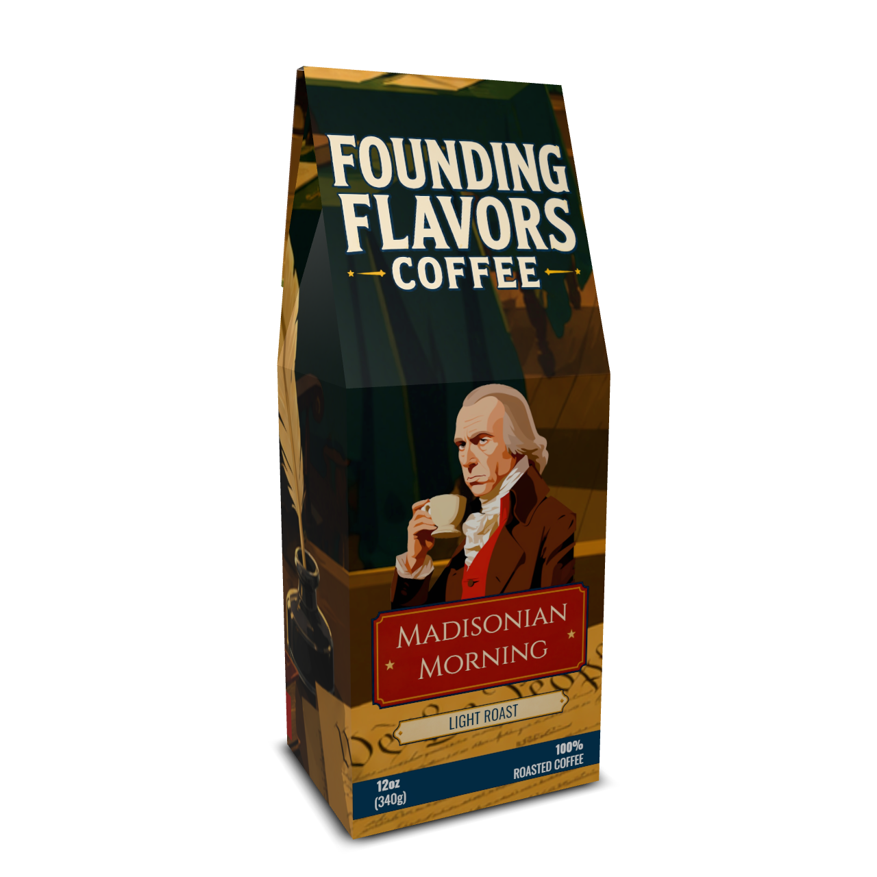 Madisonian Morning - Light Roast- Founding Flavors Coffee - 4LibertyShop.com
