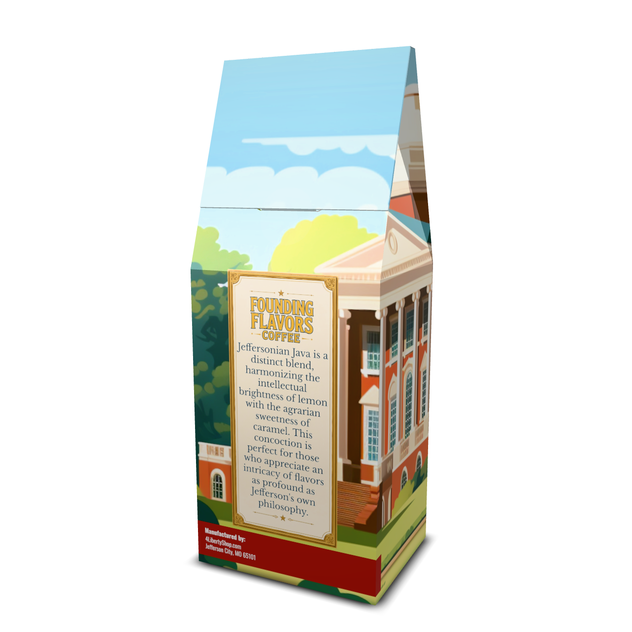 Jeffersonian Java - Light Roast - Founding Flavors Coffee - 4LibertyShop.com