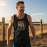 Proud 10%er Tank Top – Lifestyle Mockup