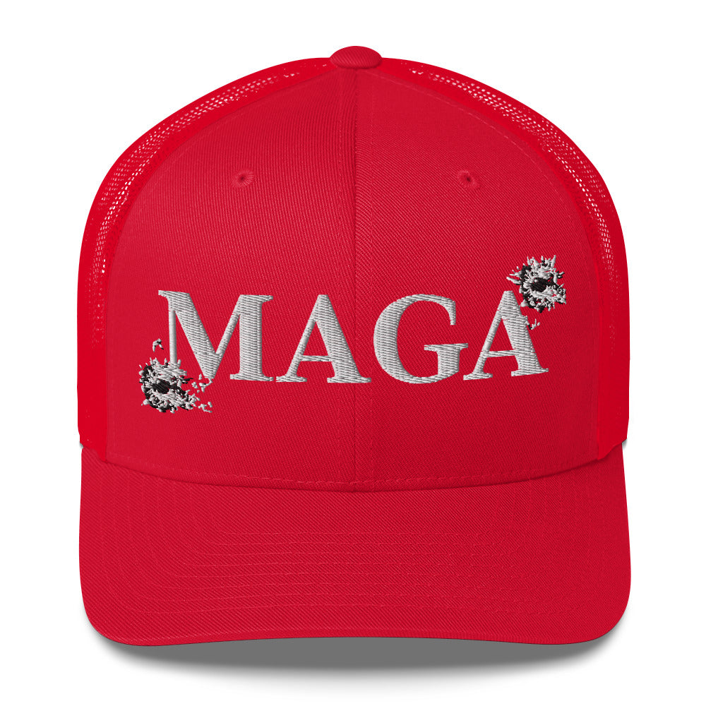 MAGA Bullet Hole Hat