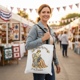 Sewing My Way to Freedom Tote Bag Lifestyle Mockup