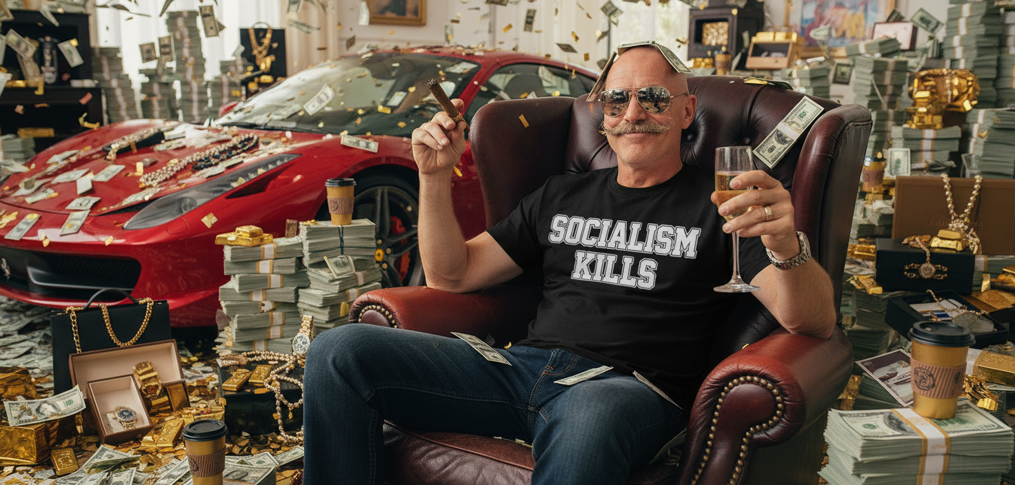 Socialism Kills T-Shirt Hilarious Lifestyle Photo