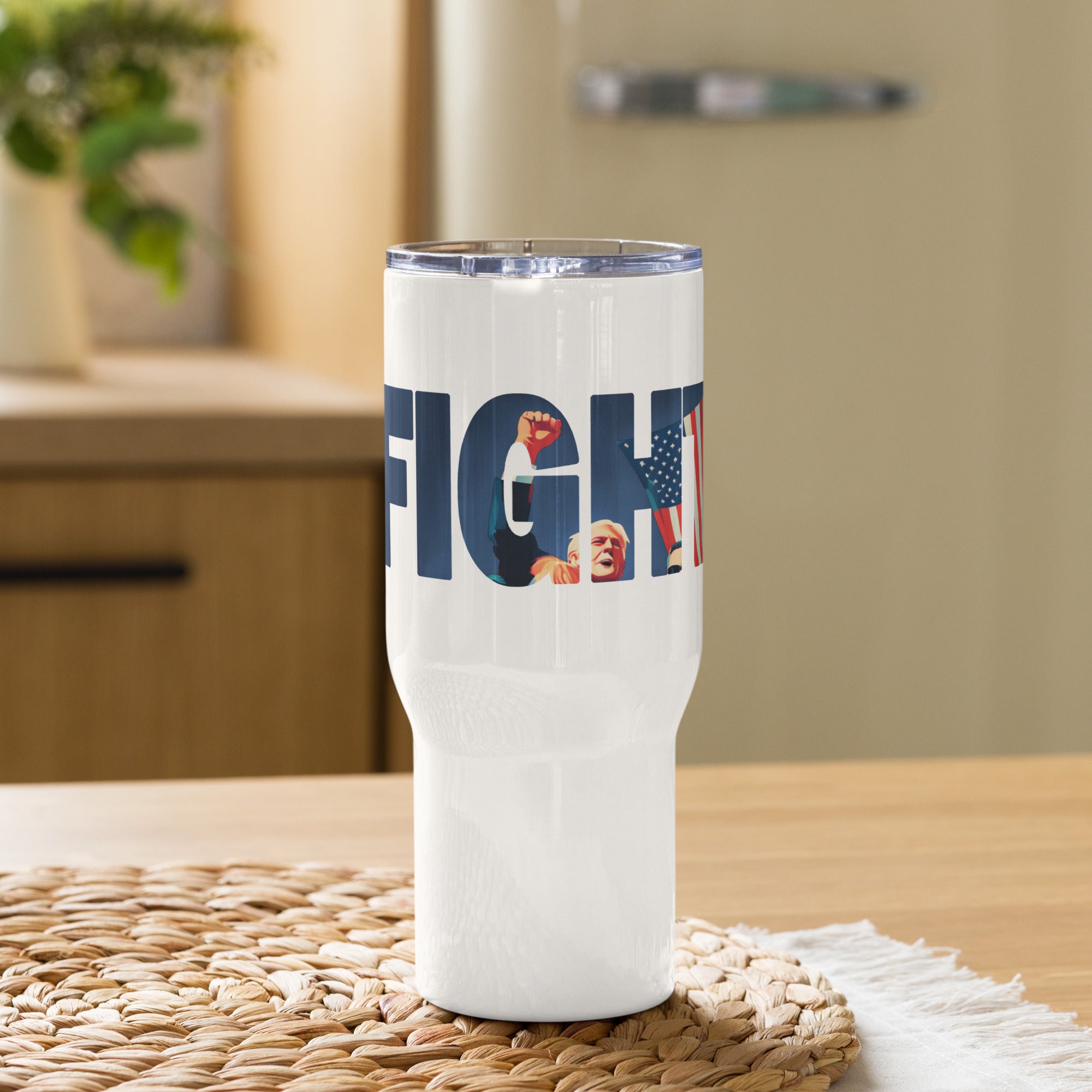 Trump FIGHT Travel Mug