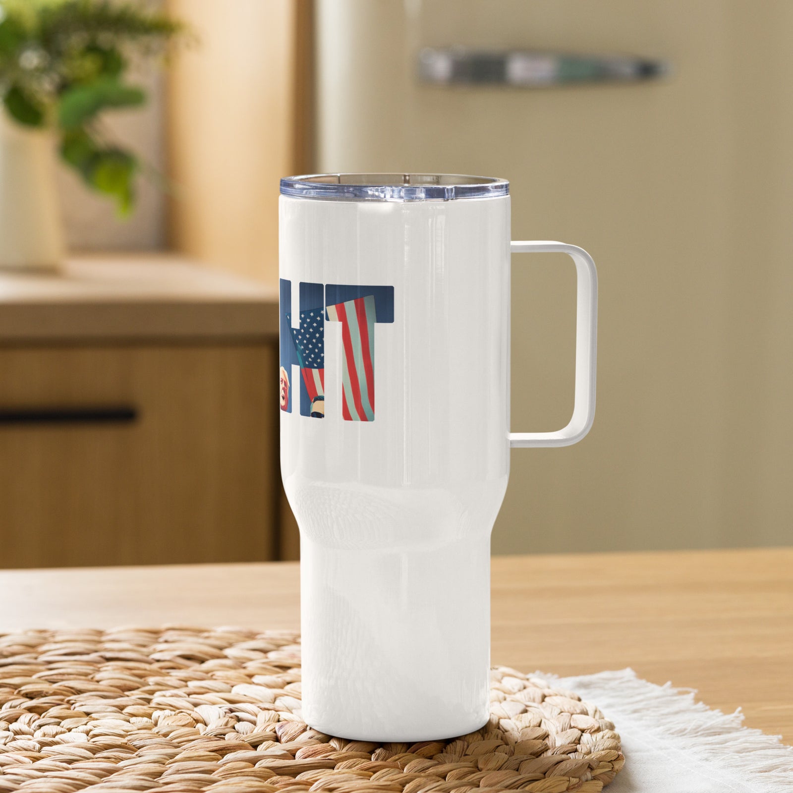 Trump FIGHT Travel Mug