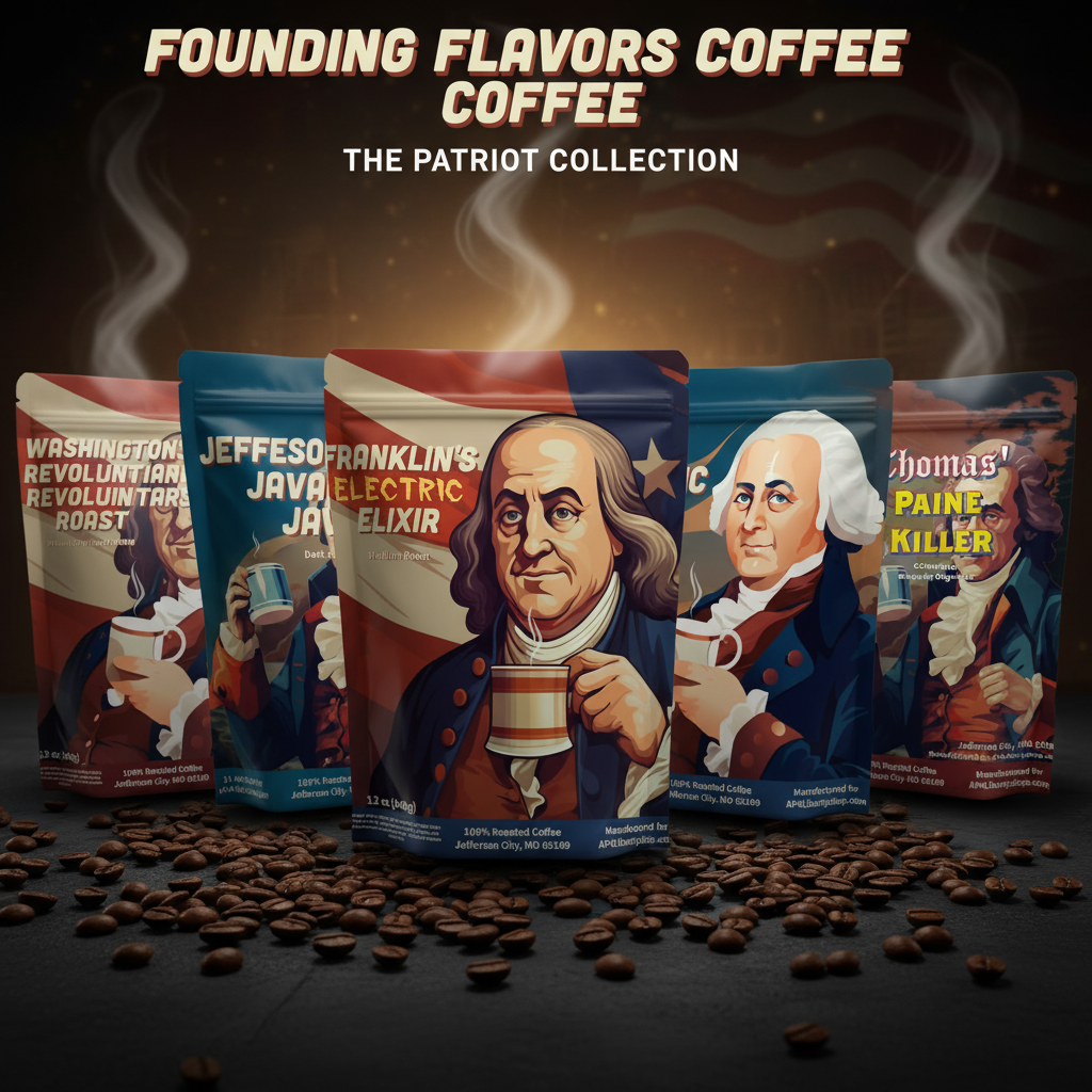 use actual images from the coffee I sell in the shop