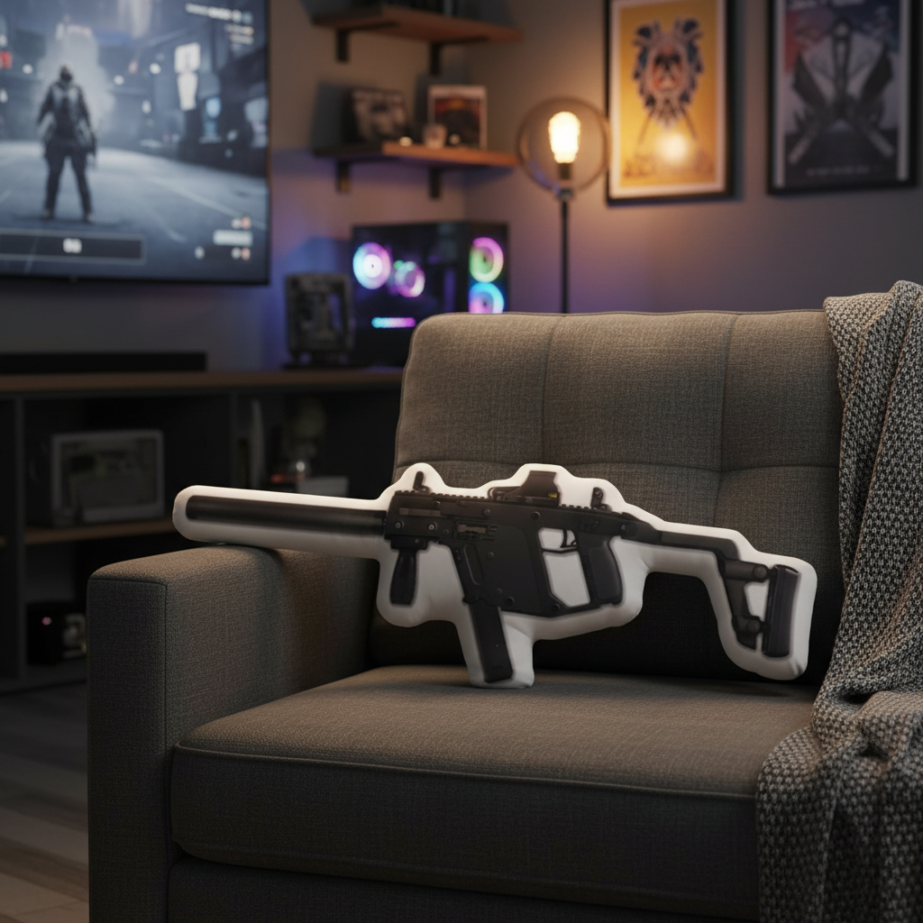 Vector Pillow on Couch