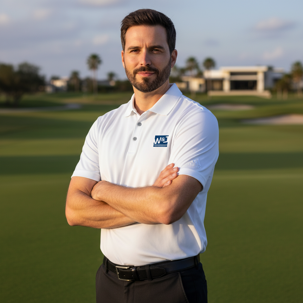 Walton & Johnson adidas Premium Performance Polo Lifestyle Mockup