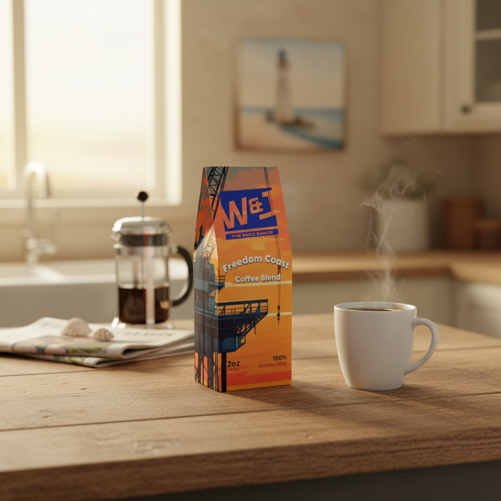 Walton & Johnson Freedom Coast Coffee Blend Lifestyle Mockup