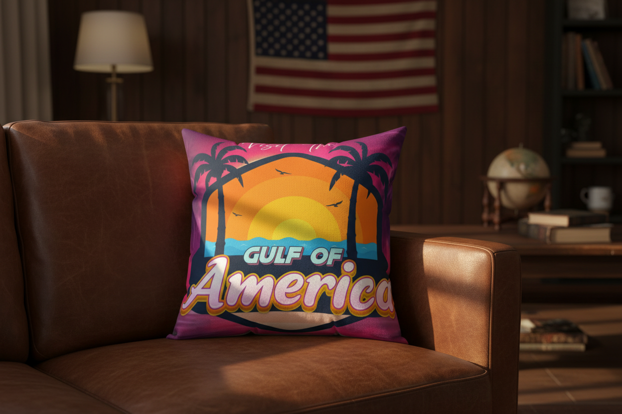 Walton & Johnson Gulf of America Pillow Lifestyle Photo