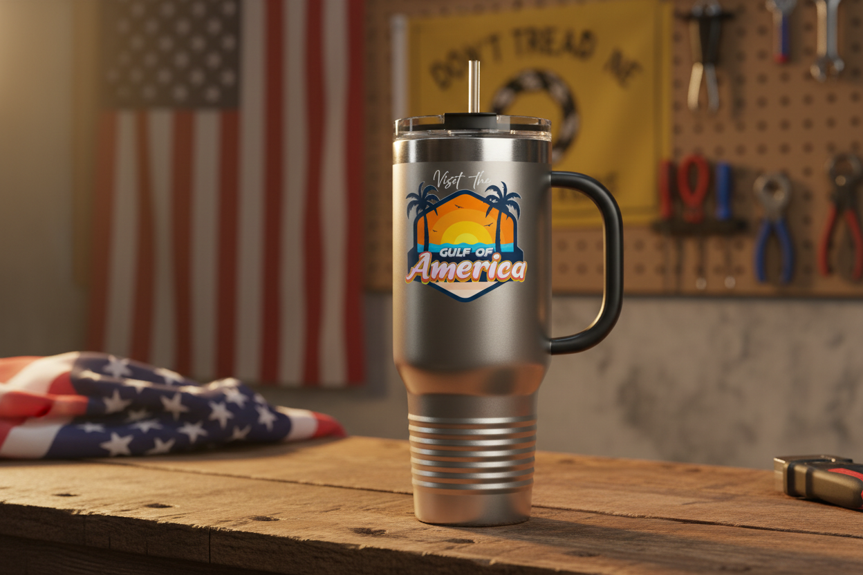 Walton & Johnson Gulf of America Tumbler Lifestyle Image