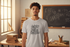 Walton & Johnson Publik Ejukayshun T-Shirt Lifestyle Mockup