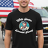 Walton & Johnson White Dudes For Donald Trump T-Shirt Maximum Visibility Mockup