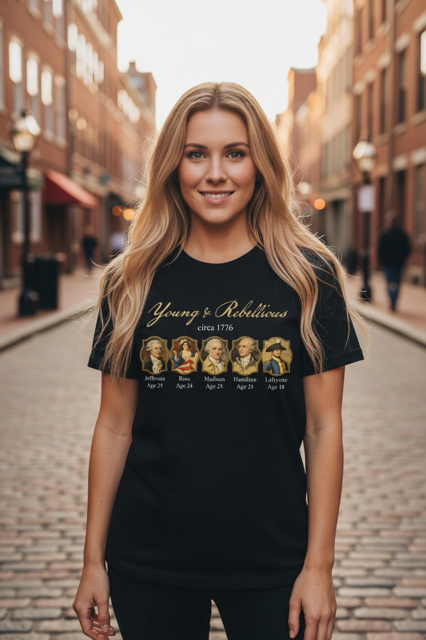 Young & Rebellious Founders Tee - Boston Lifestyle