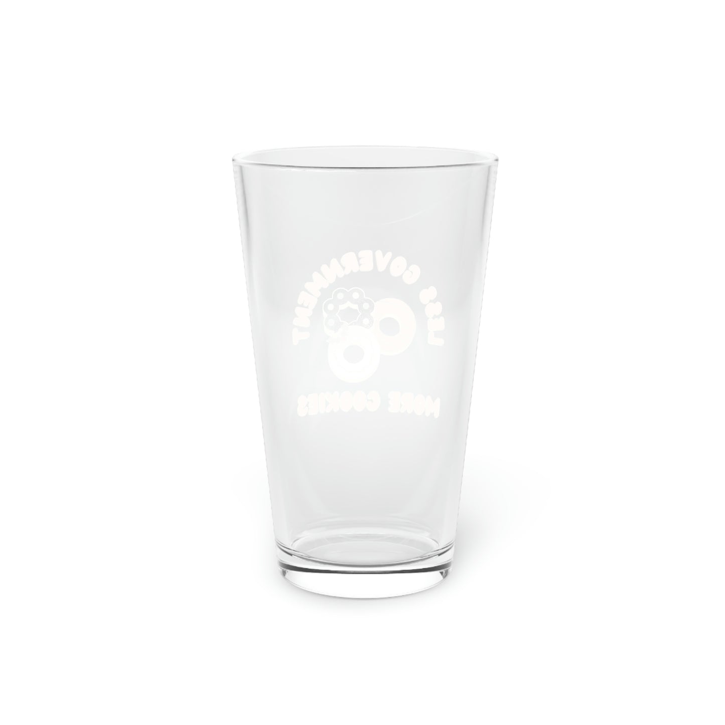 "Less Government" Pint Glass for Santa
