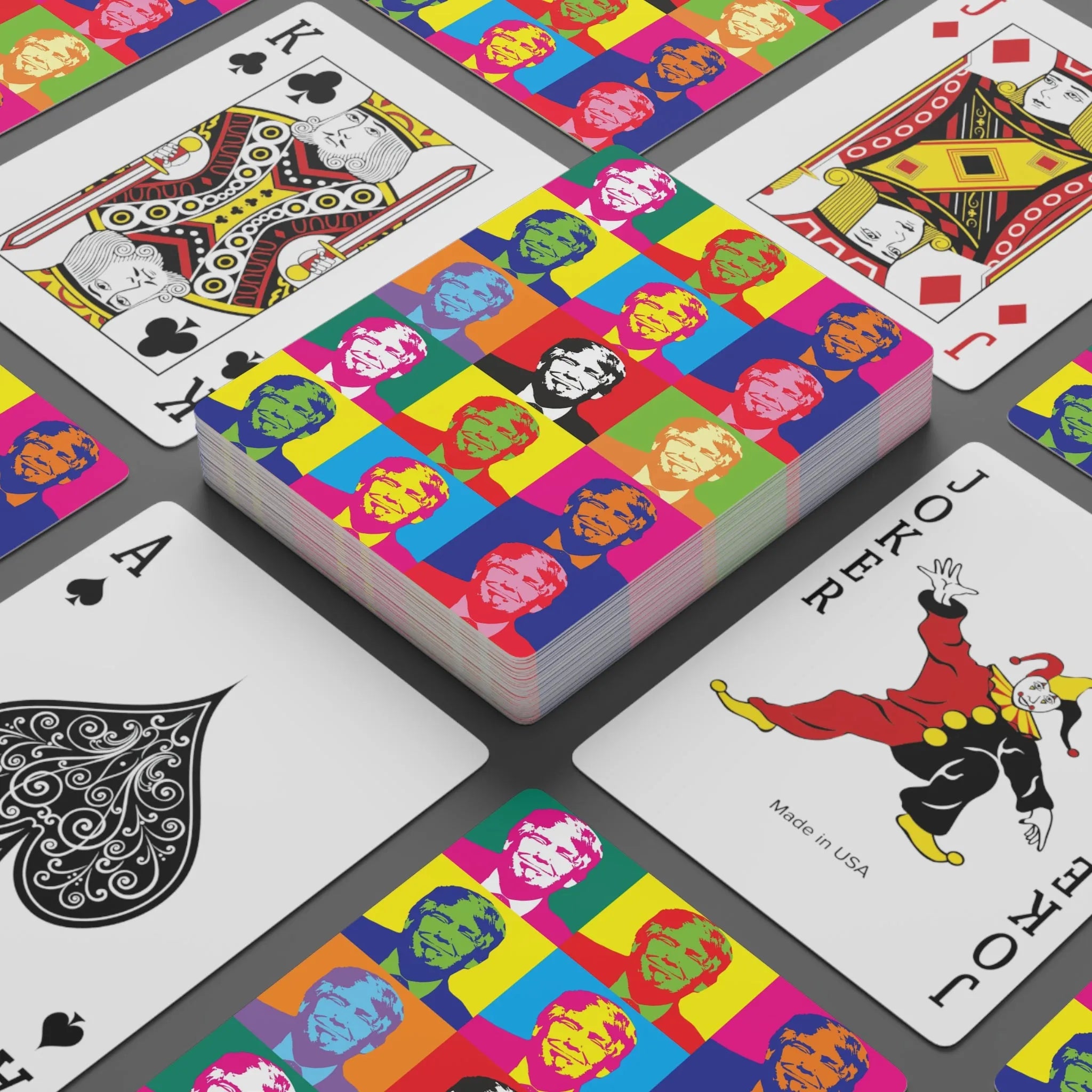 Royal Flush Custom Donald Trump Poker Cards