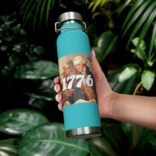 1776 Declaration of Independence Copper Vacuum Insulated Bottle, 22oz