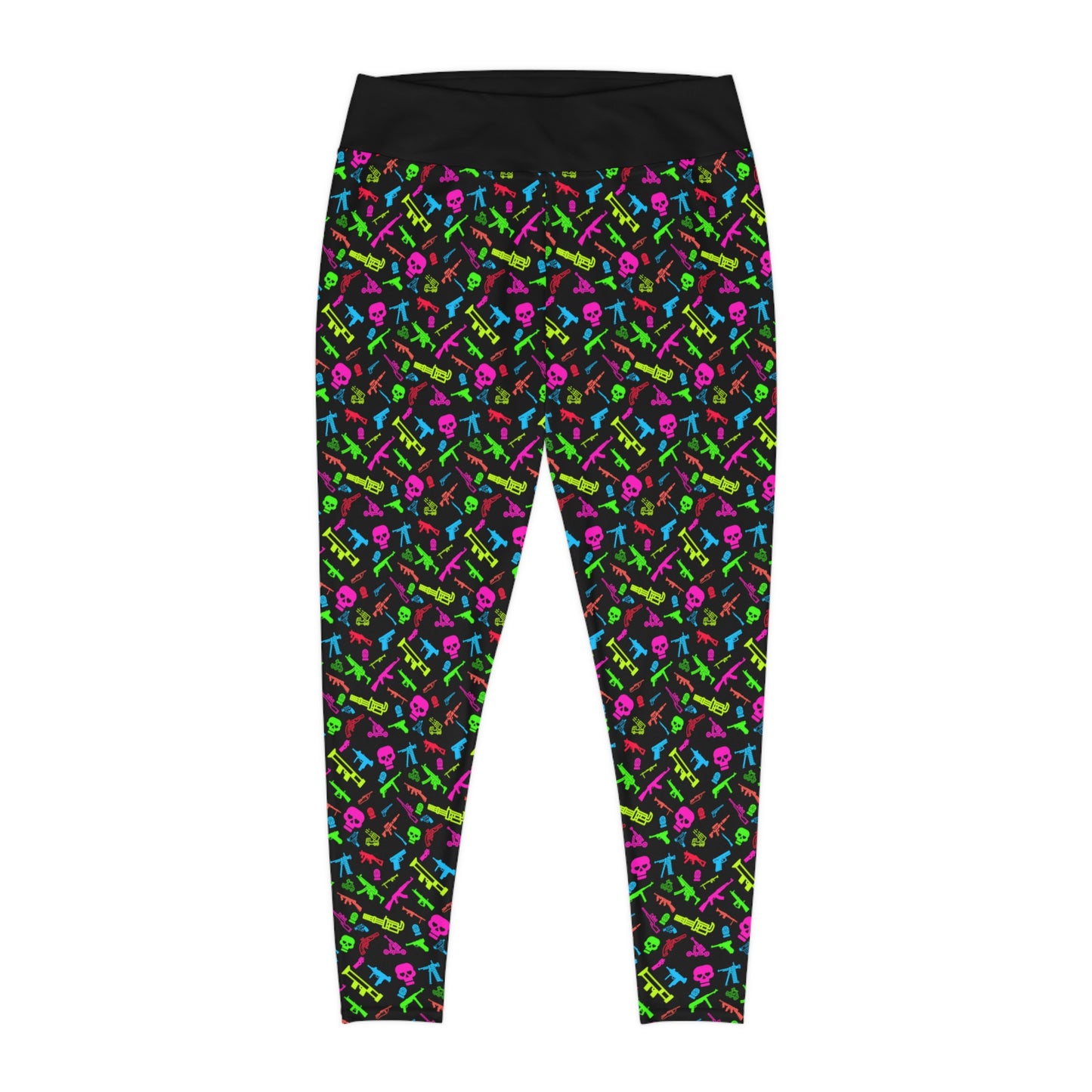 "Guns and Gams" Plus Size Leggings
