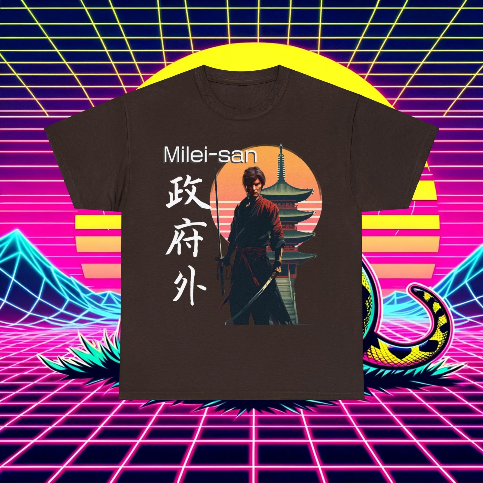 Shogun of Liberty: Milei-San Samurai Shirt