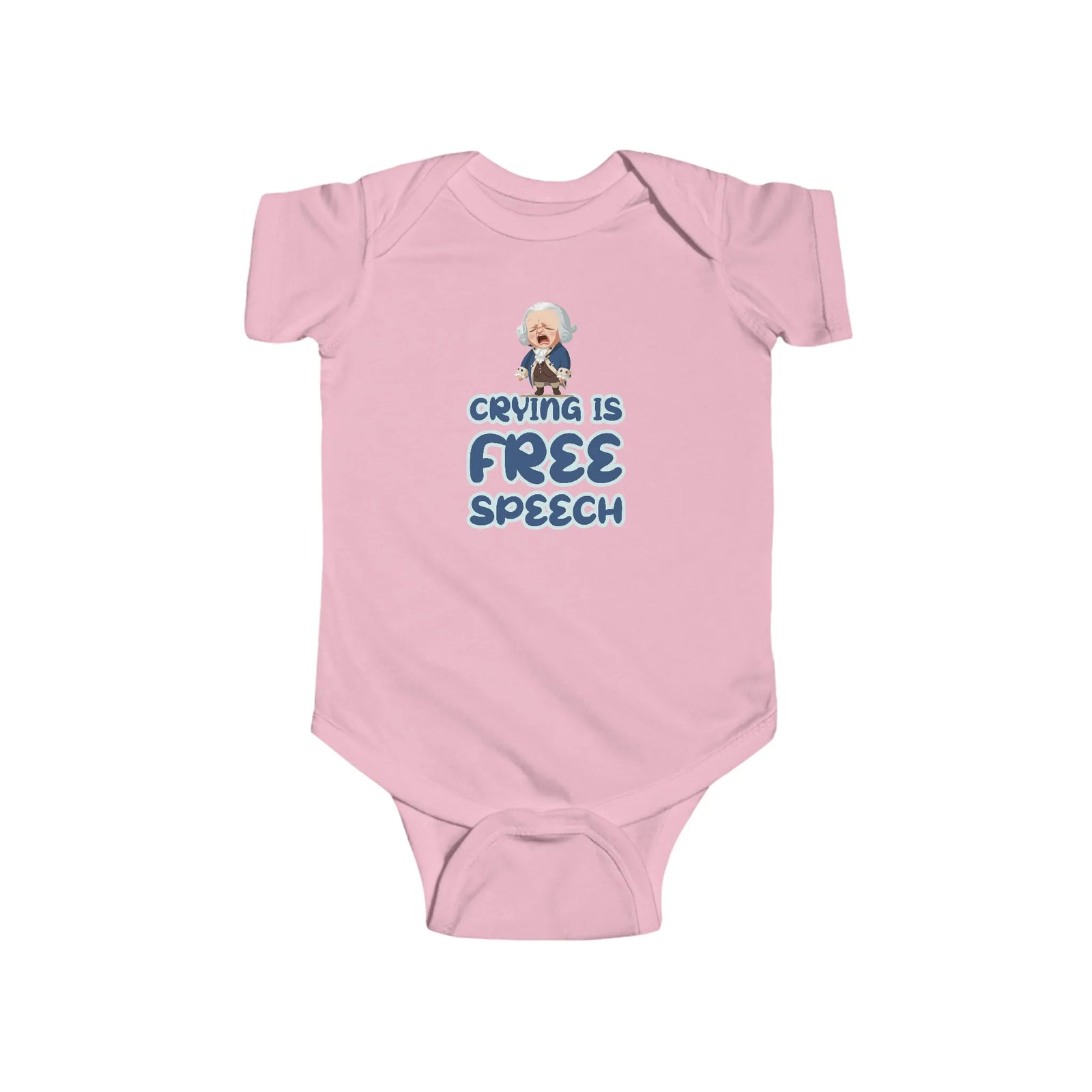 Crying Is Free Speech Infant Fine Jersey Bodysuit
