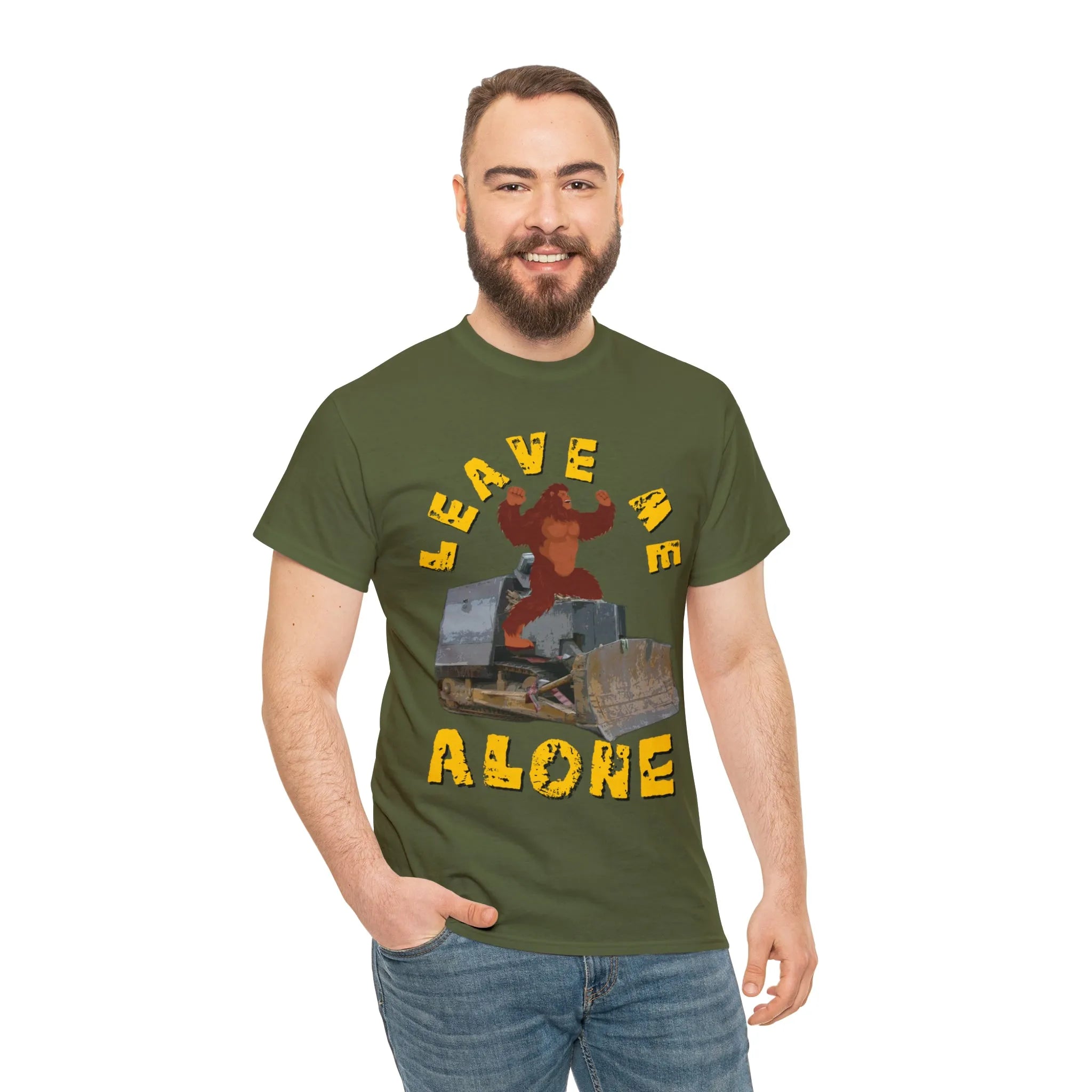 Leave Me Alone Bigfoot Killdozer Tee