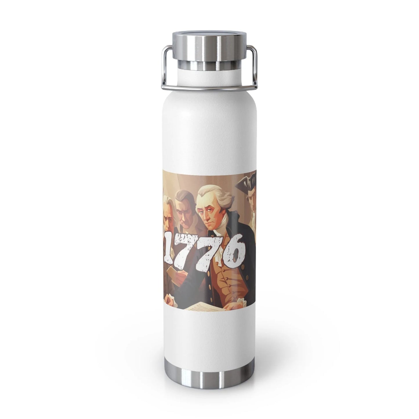 1776 Declaration of Independence Copper Vacuum Insulated Bottle, 22oz