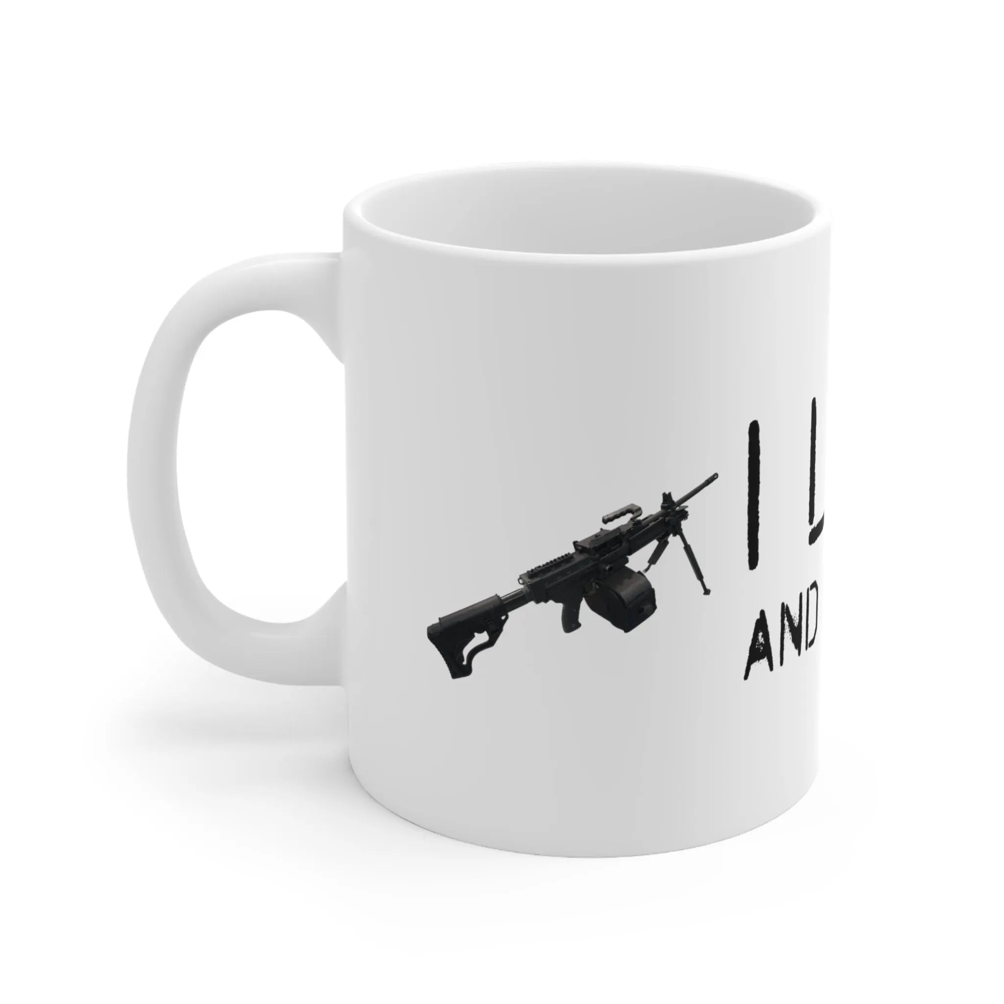 I Live And Shoot Ceramic Mug