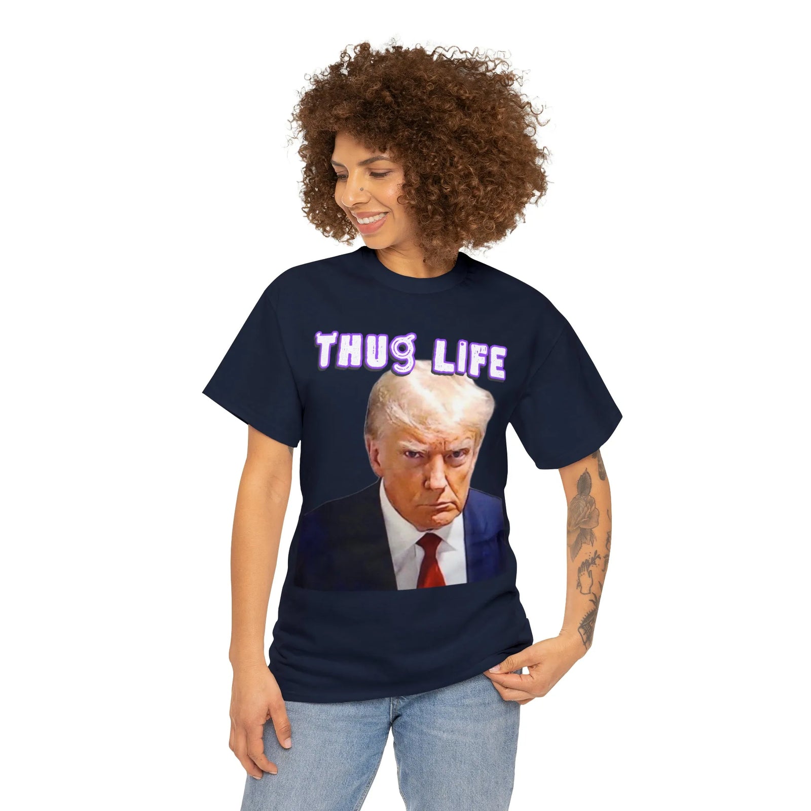 Donald Trump Thug Life Mugshot Tee
